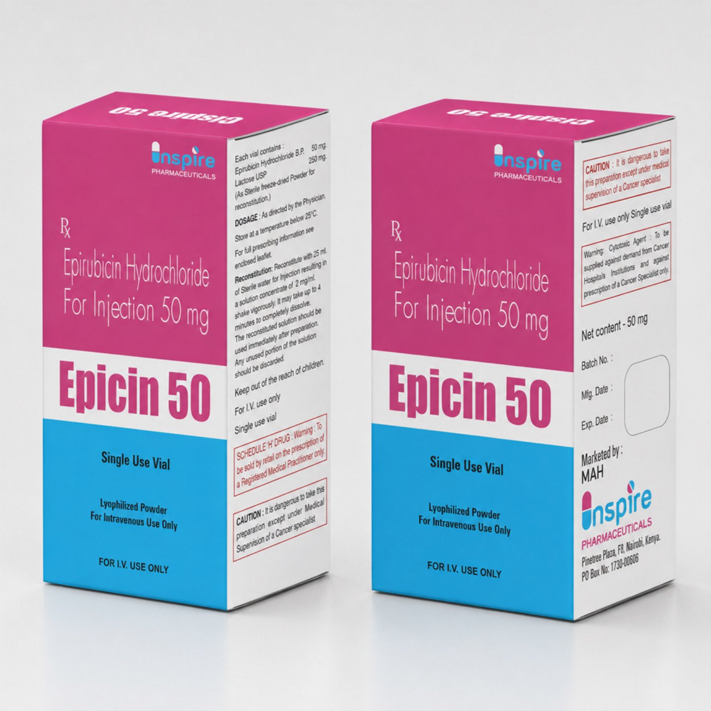 Epicin 50 — Epirubicin HCl Injection 50 mg