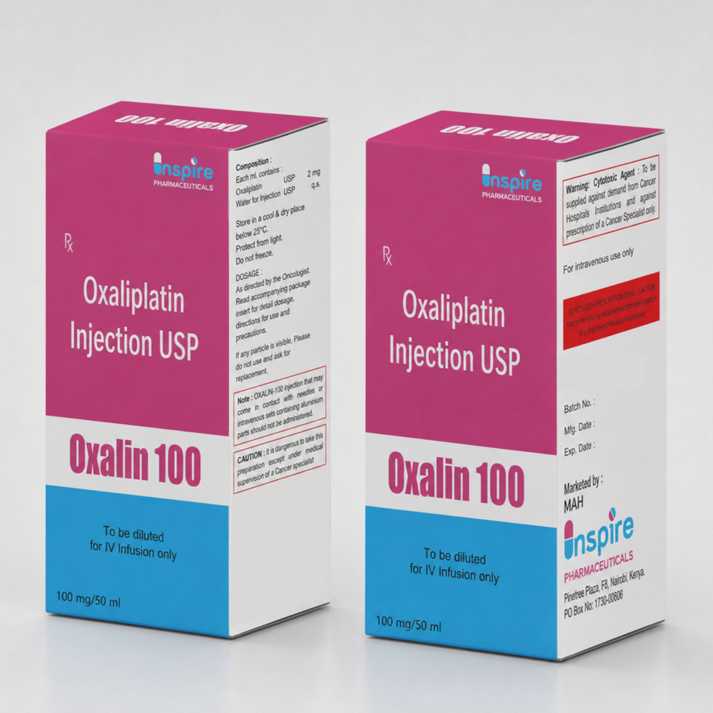 Oxalin 100 — Oxaliplatin Injection 100 mg